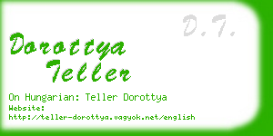 dorottya teller business card